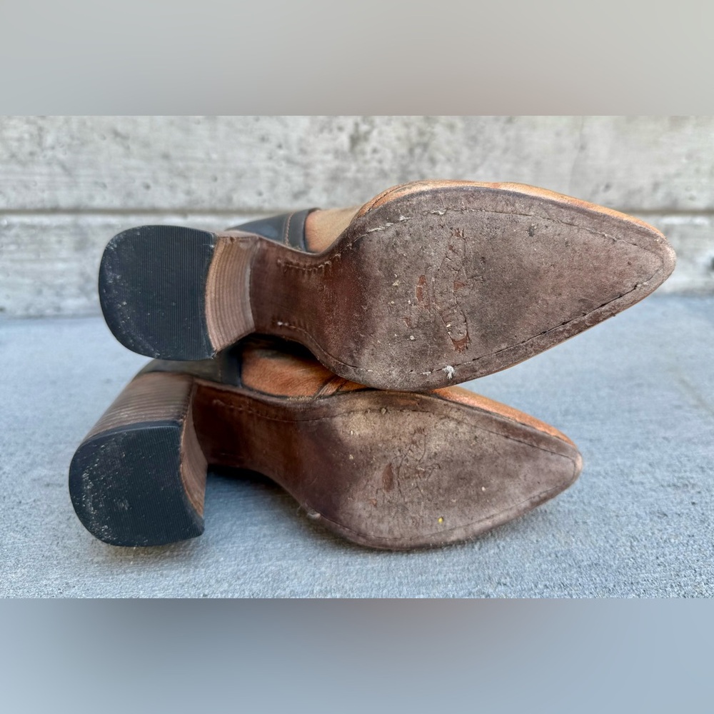 Freebird Joey Ankle Boots in Bronze Leather size 7. - Picture 5 of 5